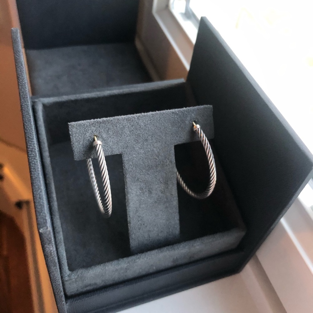 David Yurman Cable Hoop Earrings